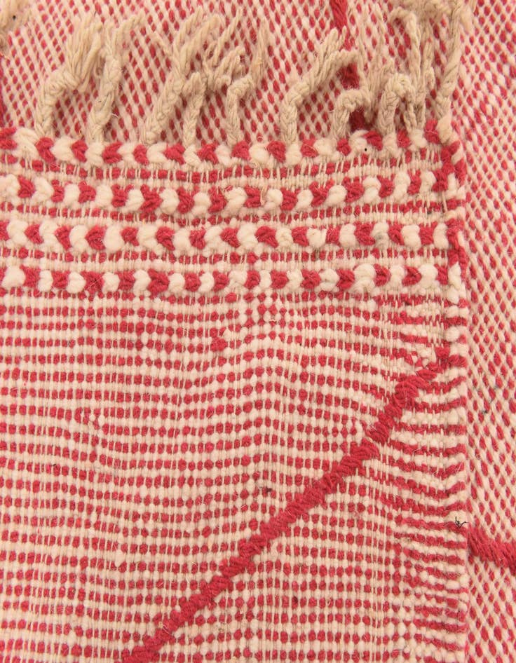 Detail image of 4' 9 x 8' 5  Hand Knotted Moroccan Wool Rug