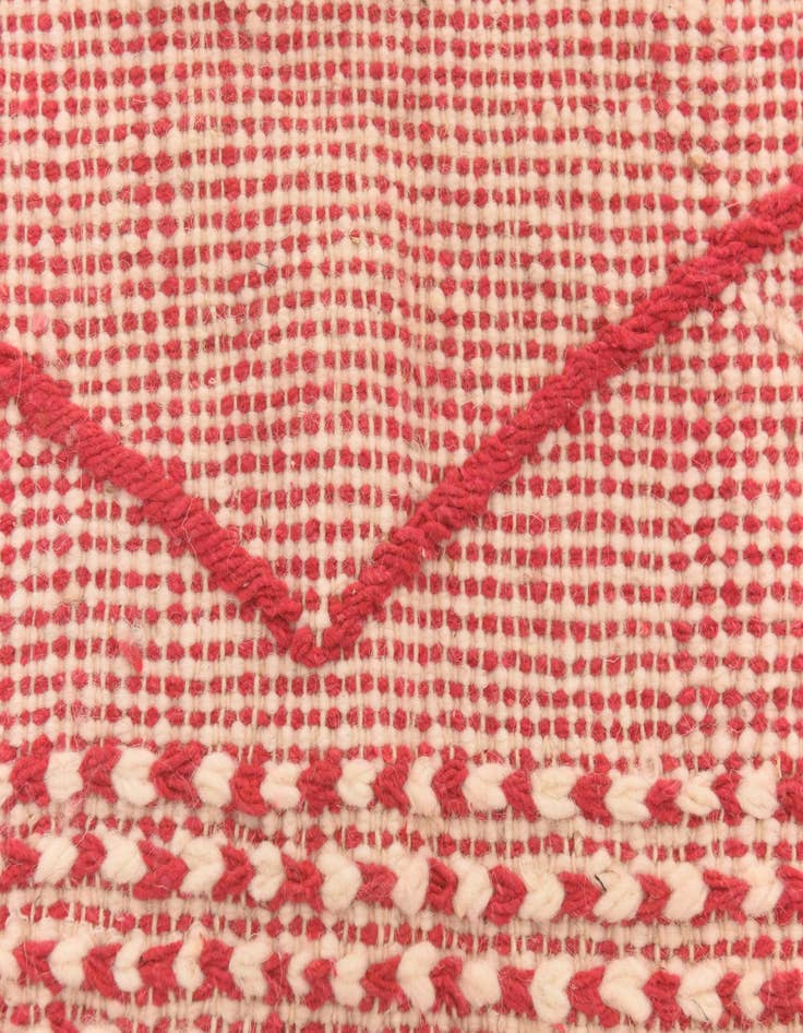 Detail image of 4' 9 x 8' 5  Hand Knotted Moroccan Wool Rug