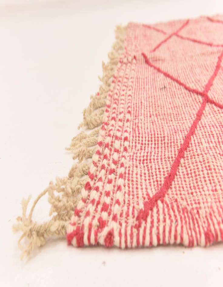 Detail image of 4' 9 x 8' 5  Hand Knotted Moroccan Wool Rug