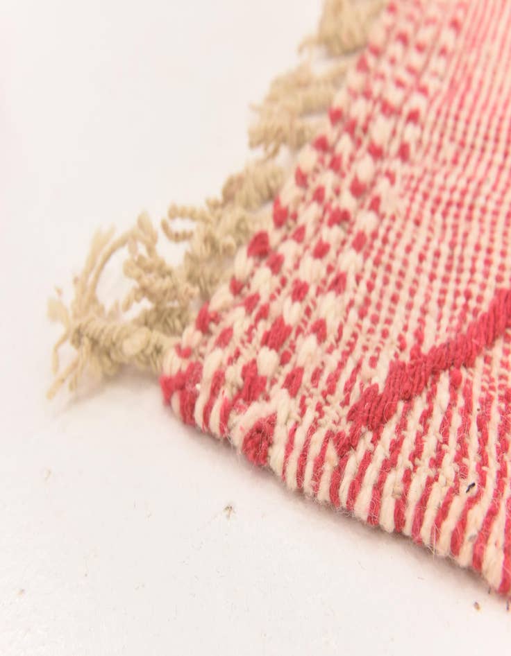 Detail image of 4' 9 x 8' 5  Hand Knotted Moroccan Wool Rug