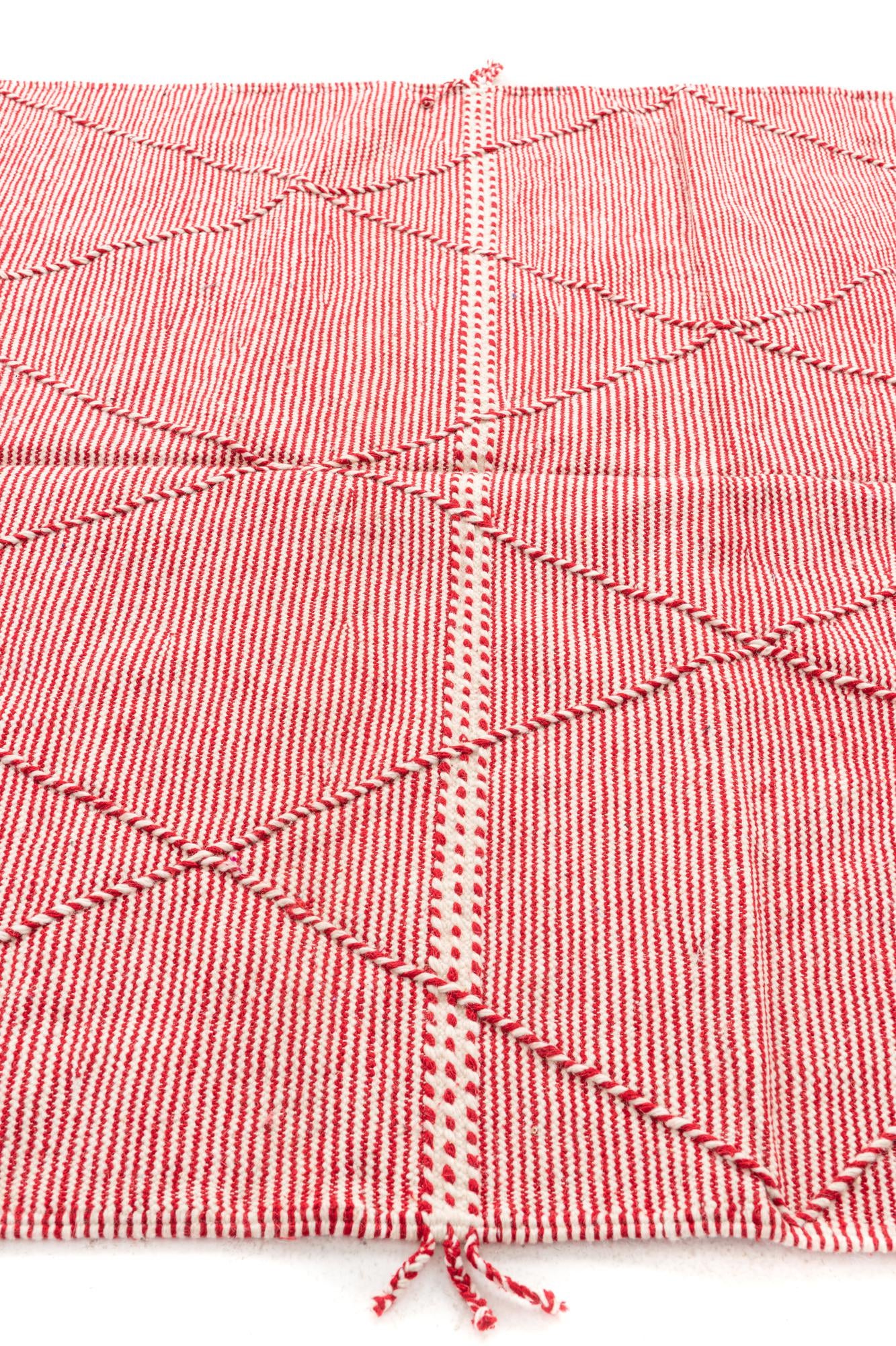 6' 7 x 9' 9 Hand Knotted Moroccan Wool Rug