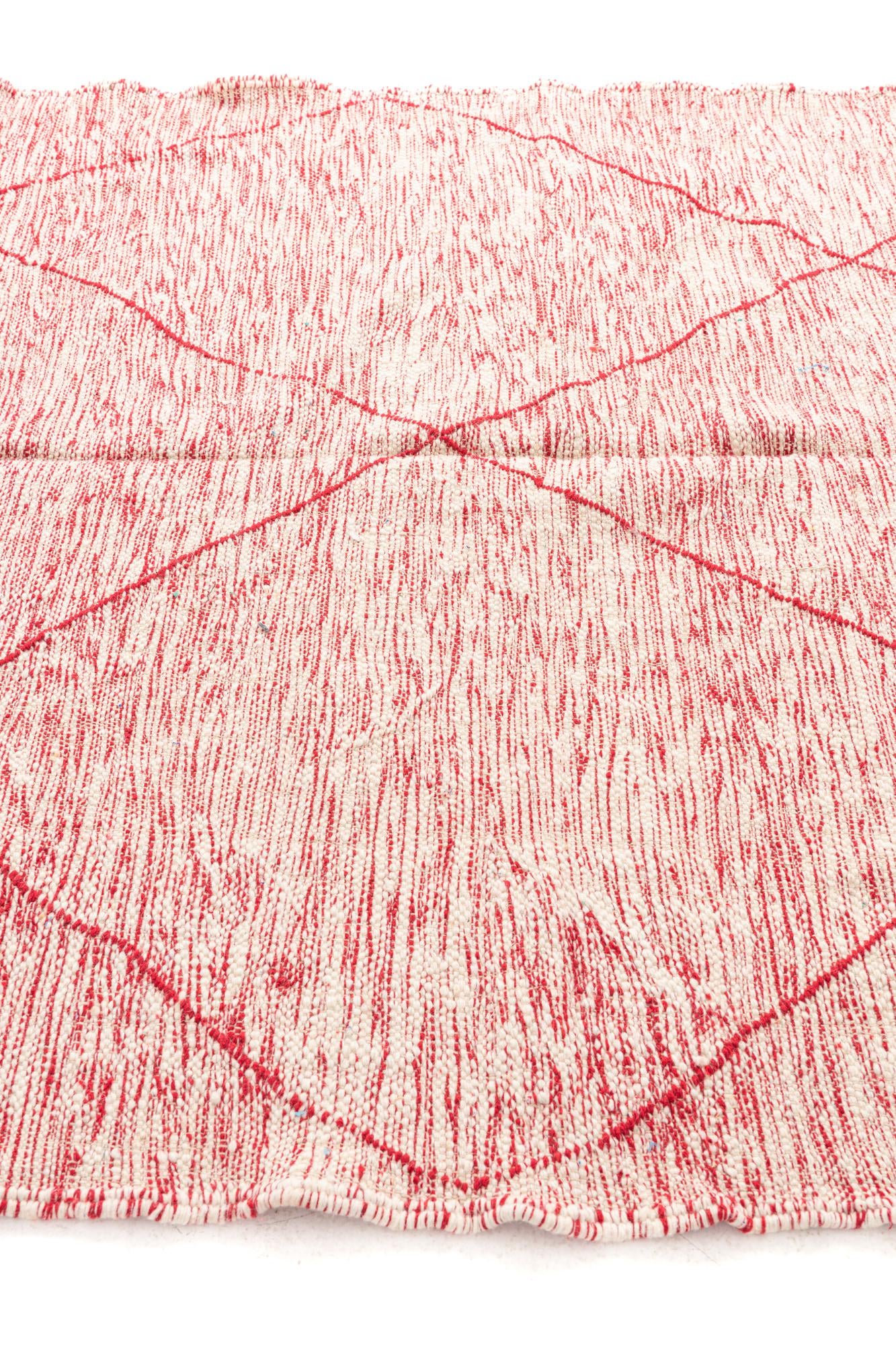 6' 8 x 9' 8 Hand Knotted Moroccan Wool Rug