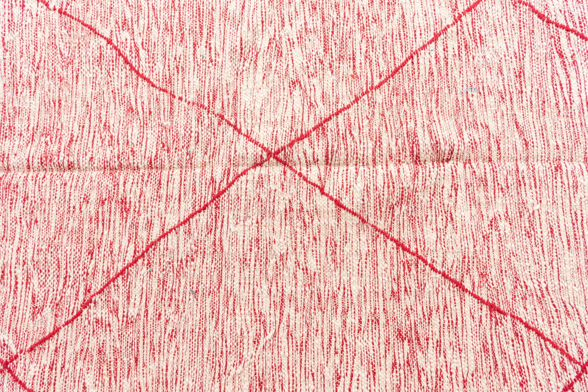 6' 8 x 9' 8 Hand Knotted Moroccan Wool Rug
