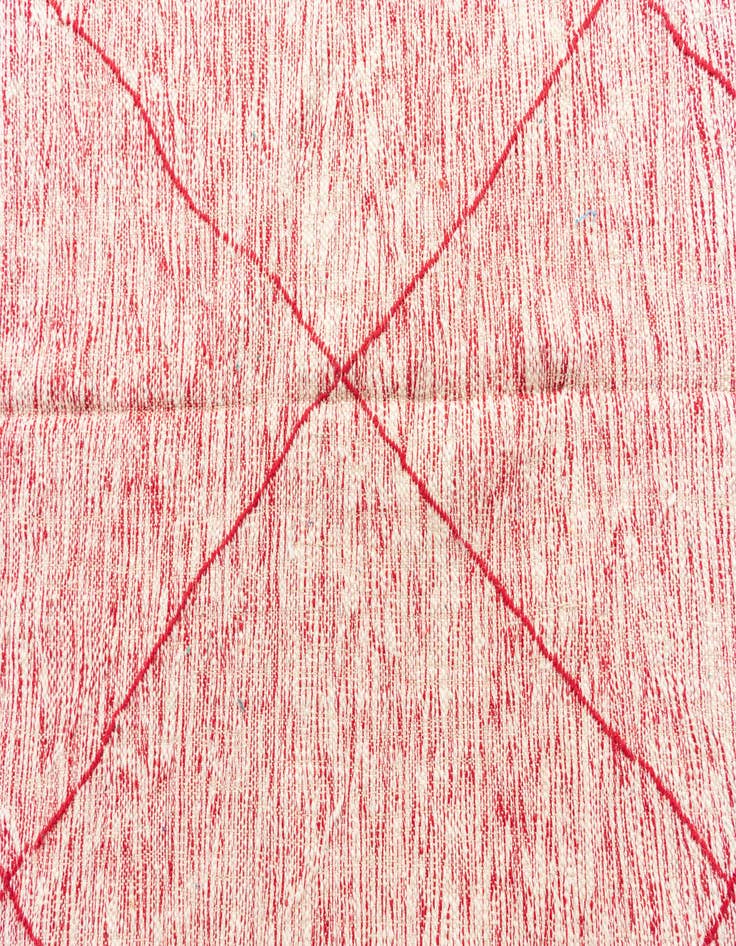 Detail image of 6' 8 x 9' 8  Hand Knotted Moroccan Wool Rug