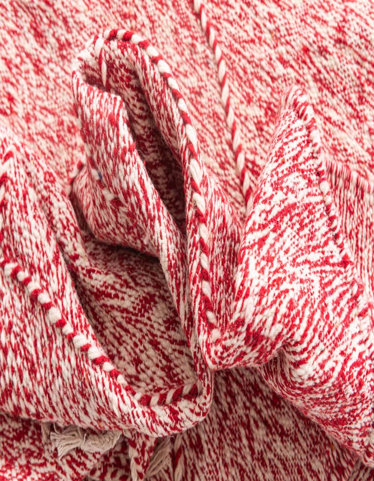 Detail image of 6' 7 x 10' 5  Hand Knotted Moroccan Wool Rug