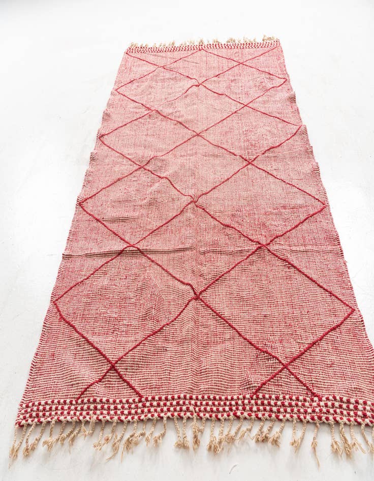 Detail image of 6' 4 x 9' 6  Hand Knotted Moroccan Wool Rug