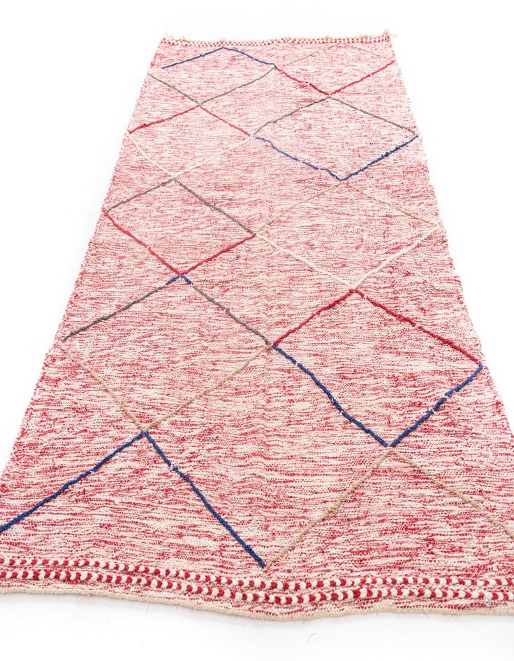 Detail image of 6' 4 x 10' 2  Hand Knotted Moroccan Wool Rug