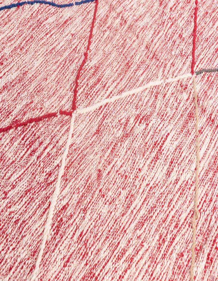 Detail image of 6' 4 x 10' 2  Hand Knotted Moroccan Wool Rug