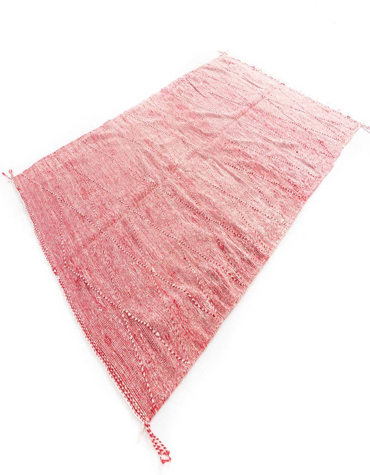 Detail image of 6' 9 x 10' 4 Hand Knotted Moroccan Wool Rug