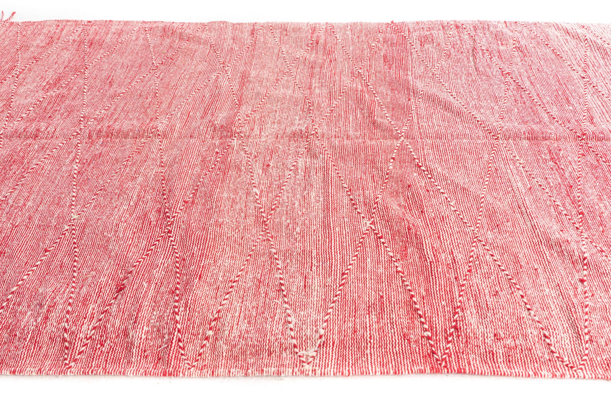6' 9 x 10' 4 Hand Knotted Moroccan Wool Rug