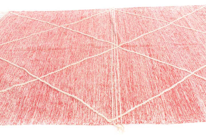 6' 6 x 10' 3 Hand Knotted Moroccan Wool Rug