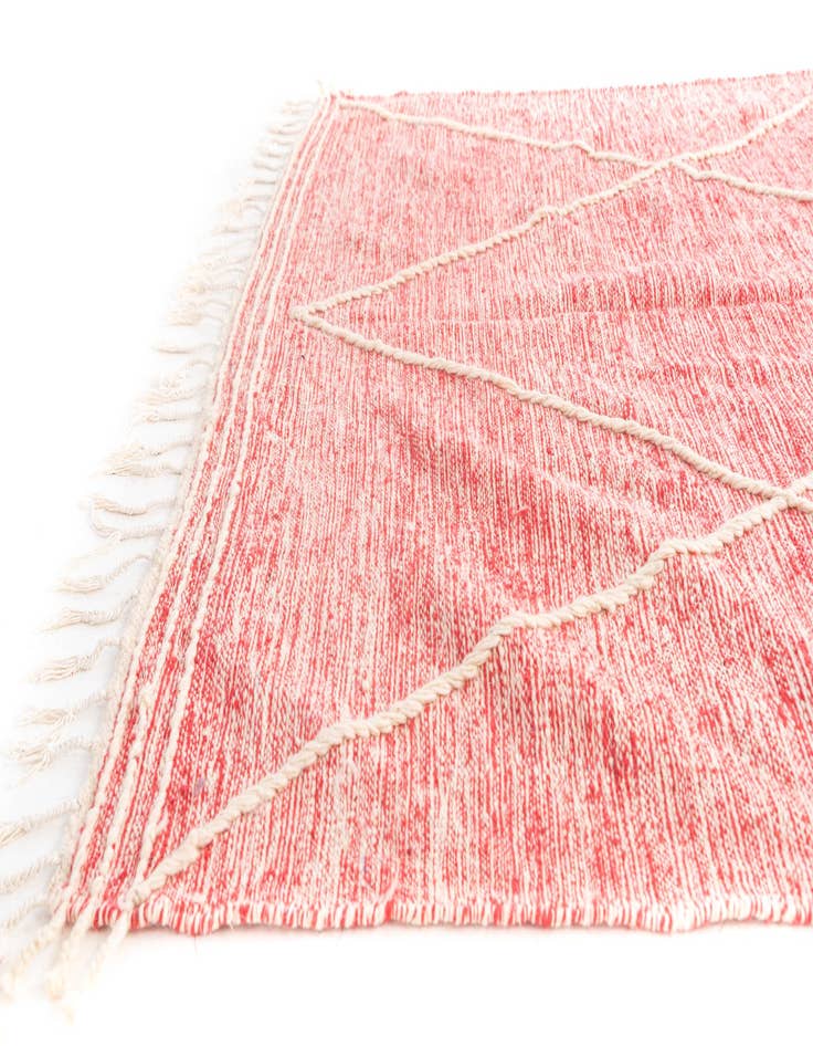 Detail image of 6' 6 x 10' 3  Hand Knotted Moroccan Wool Rug