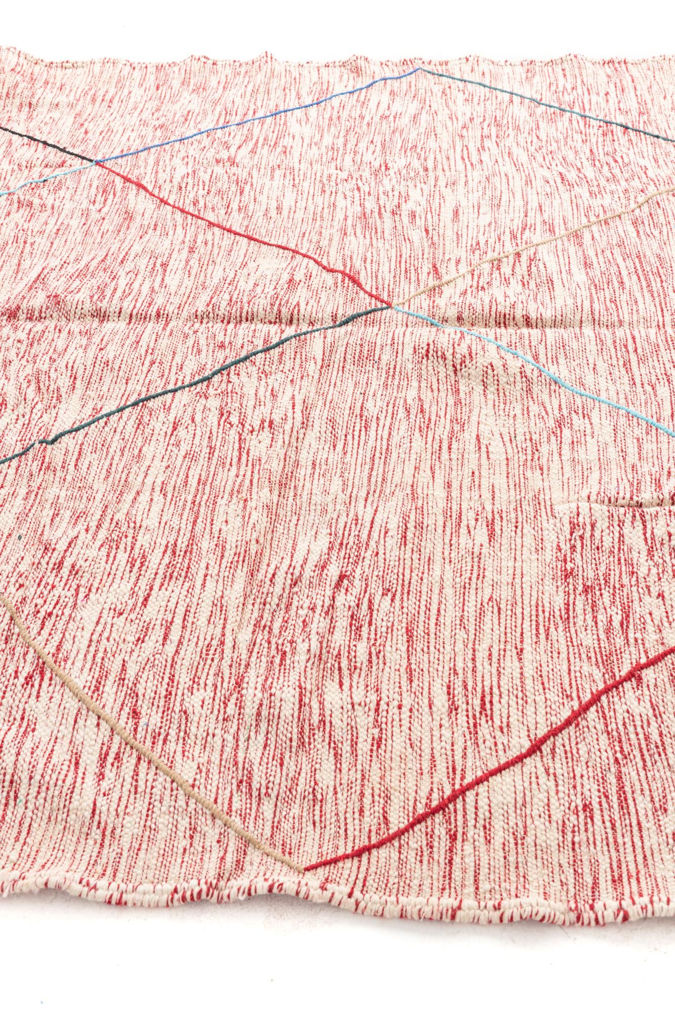 7' 10 x 11' 2 Hand Knotted Moroccan Wool Rug