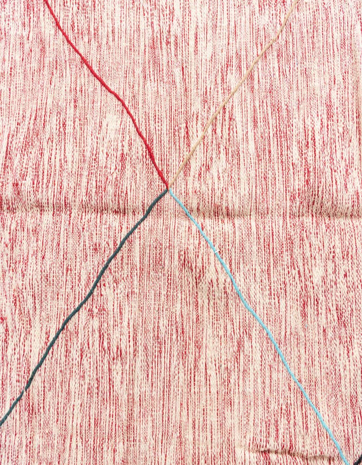 Detail image of 7' 10 x 11' 2  Hand Knotted Moroccan Wool Rug