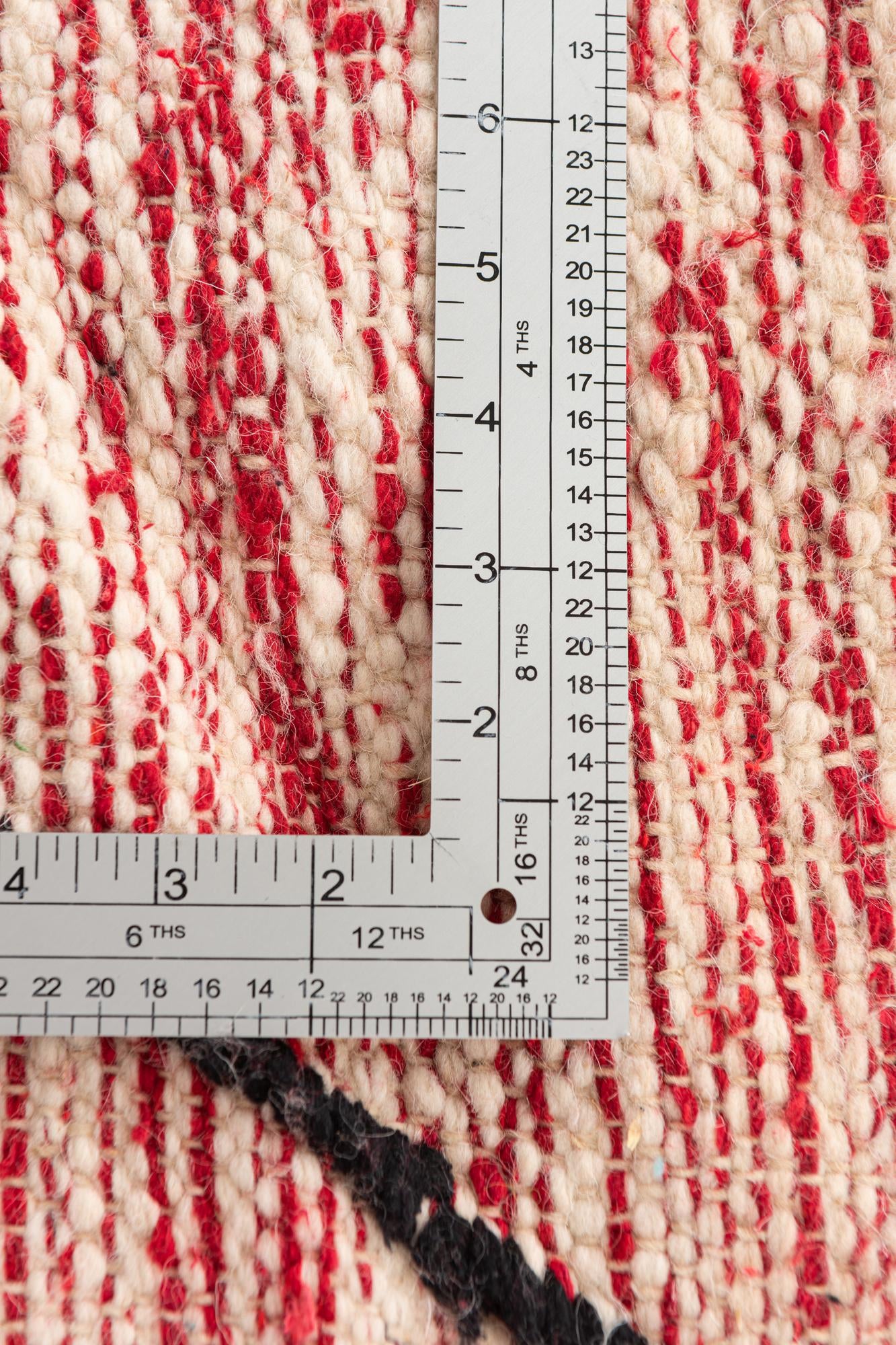 7' 10 x 11' 2 Hand Knotted Moroccan Wool Rug