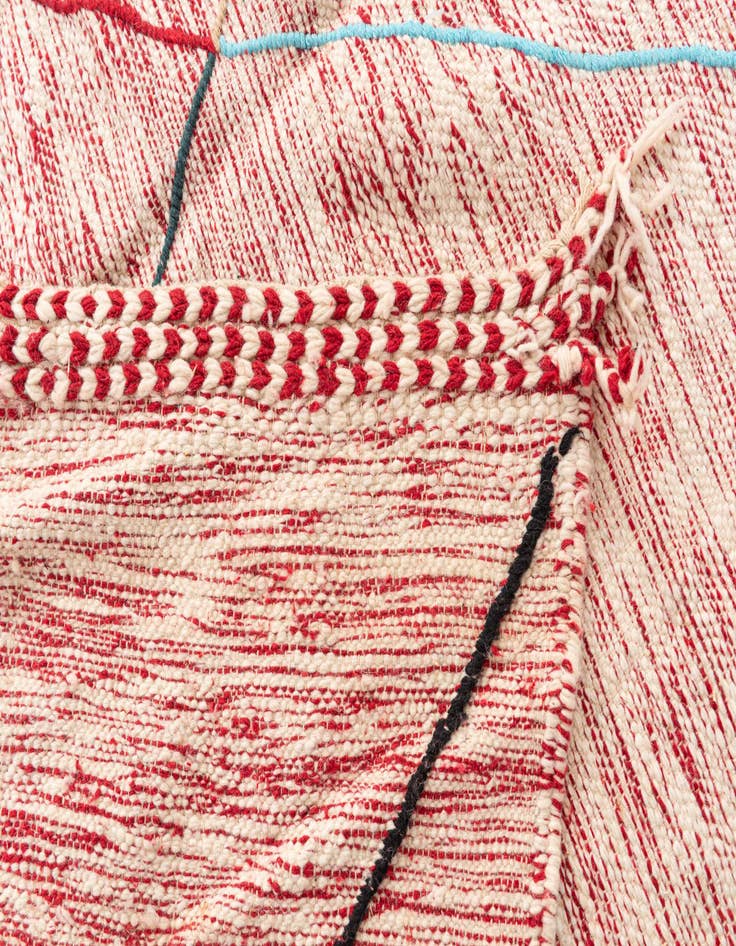 Detail image of 7' 10 x 11' 2  Hand Knotted Moroccan Wool Rug