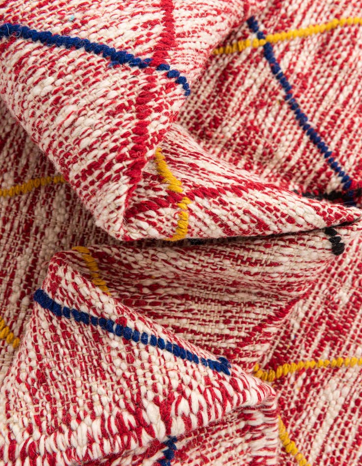 Detail image of 6' 5 x 9' 4  Hand Knotted Moroccan Wool Rug