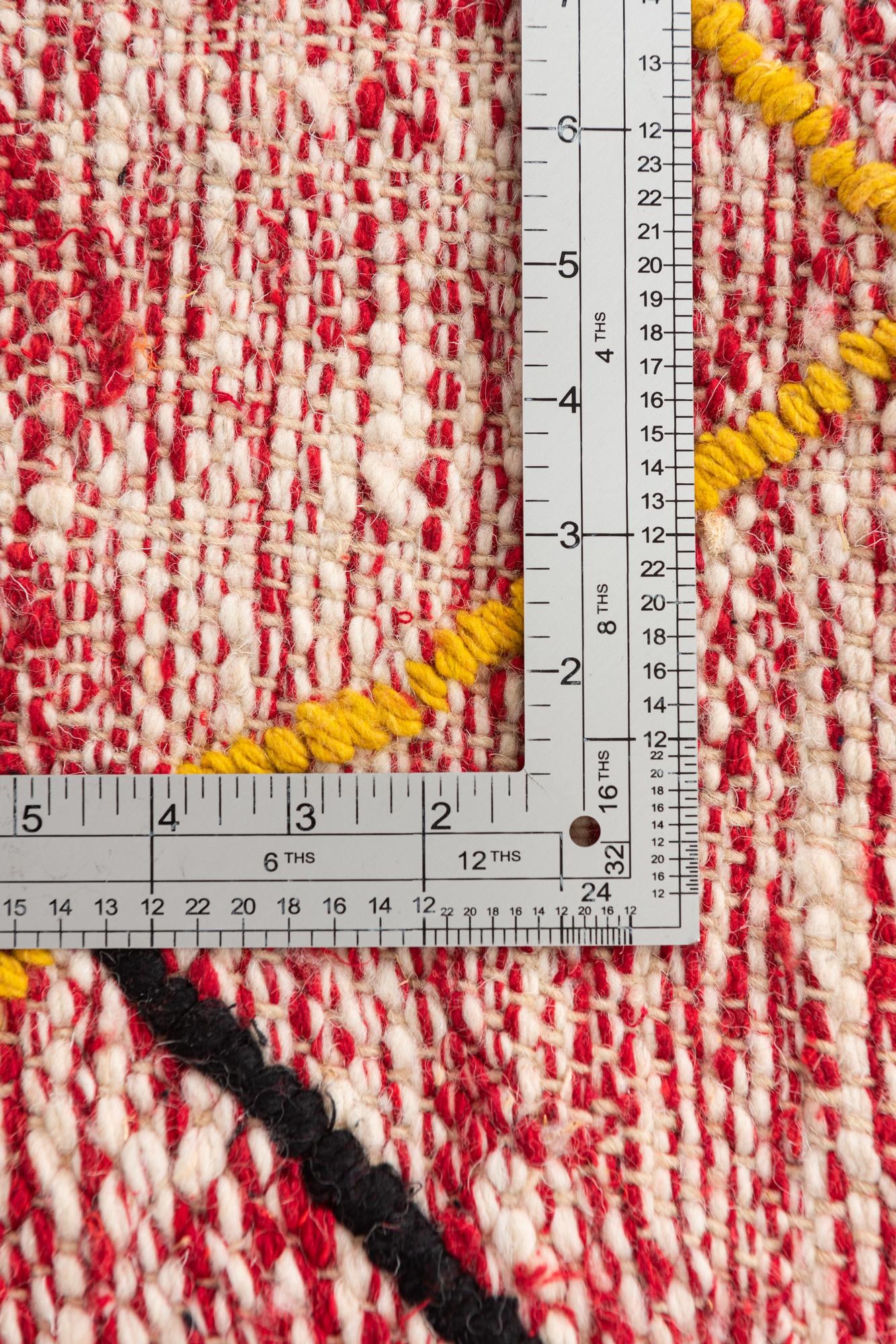 6' 5 x 9' 4 Hand Knotted Moroccan Wool Rug