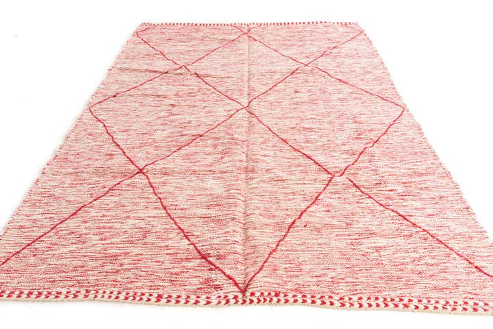 200cm x 290cm Handgeknüpft Marokkanisch Wolle Teppich