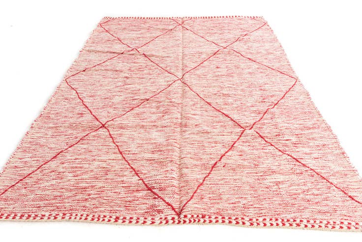 Detailansicht von 200cm x 290cm Handgeknüpft Marokkanisch Wolle Teppich