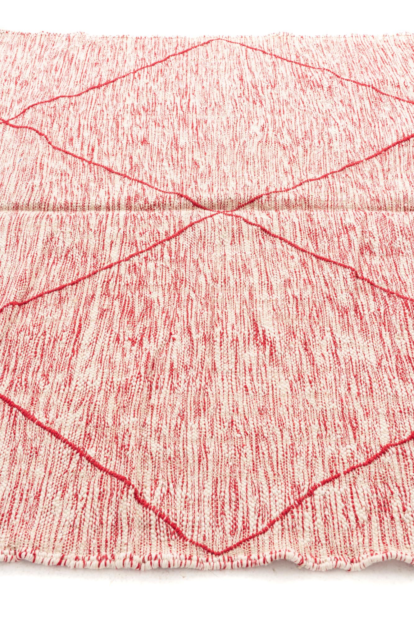 6' 7 x 9' 7 Hand Knotted Moroccan Wool Rug