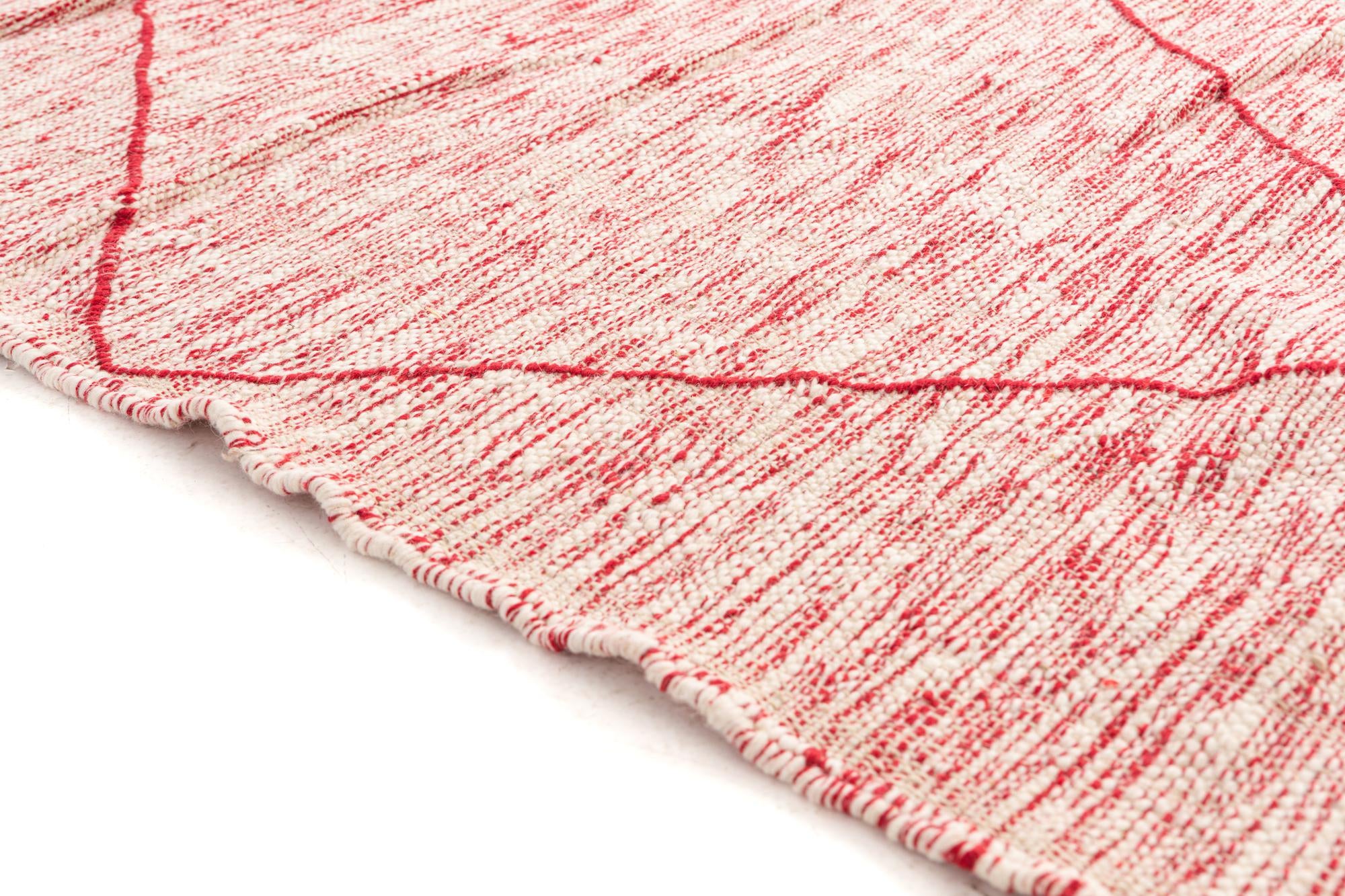 6' 7 x 9' 7 Hand Knotted Moroccan Wool Rug