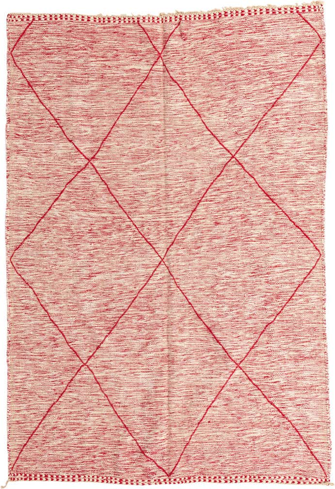 200cm x 290cm Handgeknüpft Marokkanisch Wolle Teppich