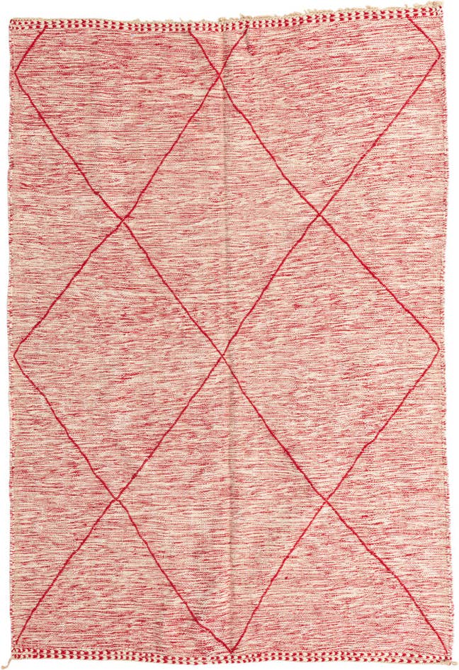 Detailansicht von 200cm x 290cm Handgeknüpft Marokkanisch Wolle Teppich