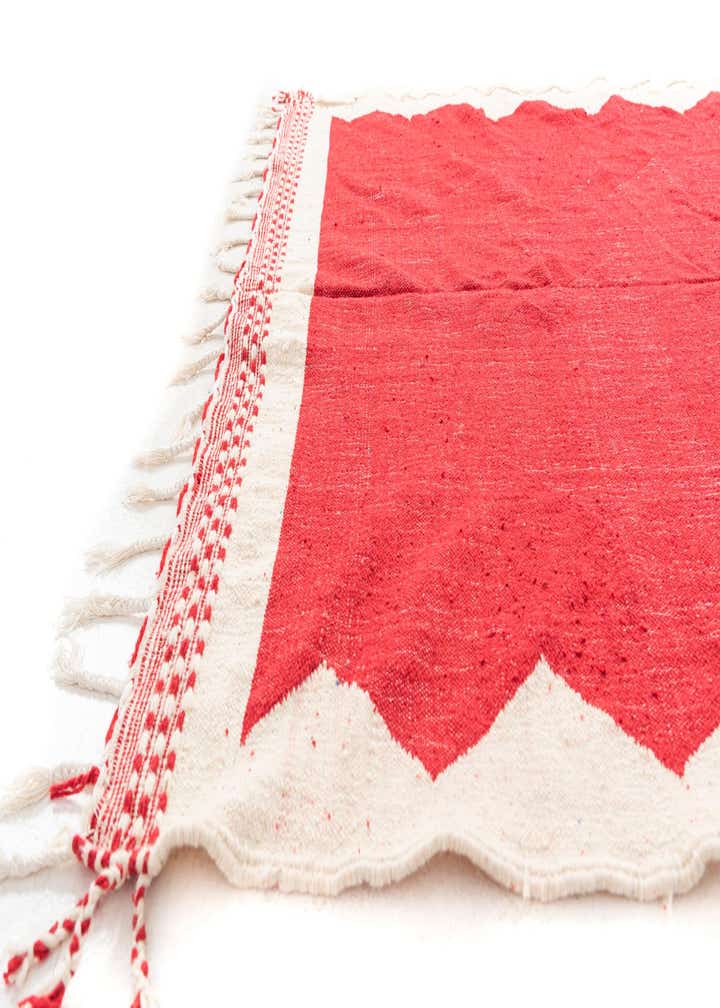 6' 9 x 10' Hand Knotted Moroccan Wool Rug