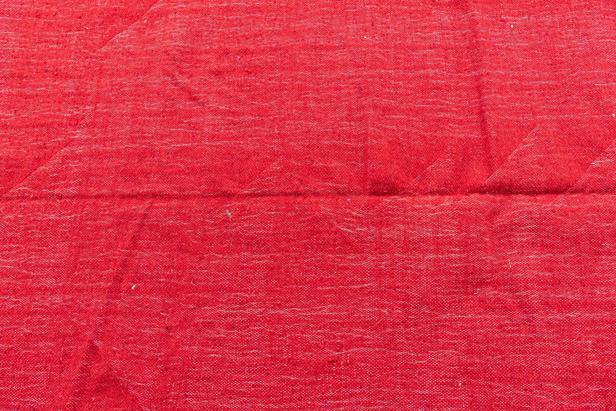 6' 9 x 10' Hand Knotted Moroccan Wool Rug