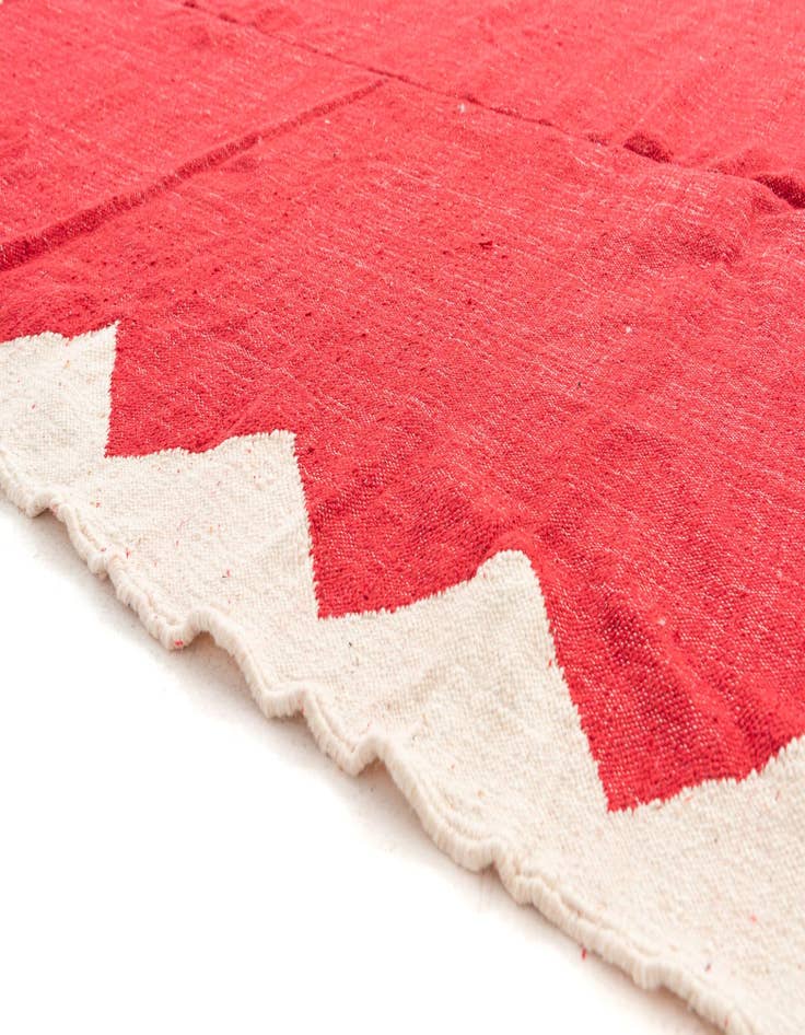 Detail image of 6' 9 x 10' Hand Knotted Moroccan Wool Rug