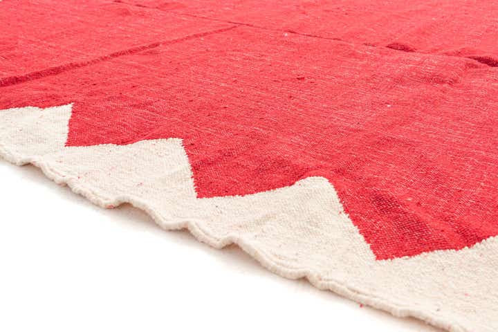 6' 9 x 10' Hand Knotted Moroccan Wool Rug