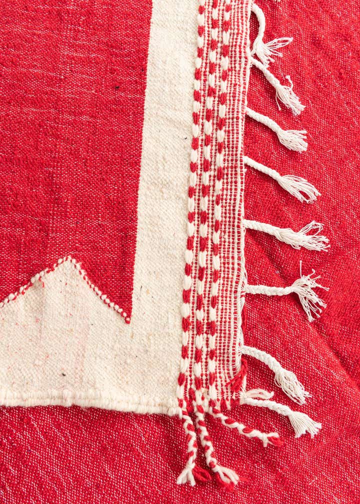 6' 9 x 10' Hand Knotted Moroccan Wool Rug