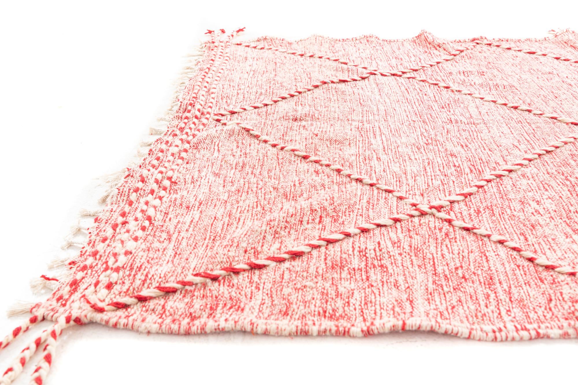 5' 2 x 8' 8 Hand Knotted Moroccan Wool Rug