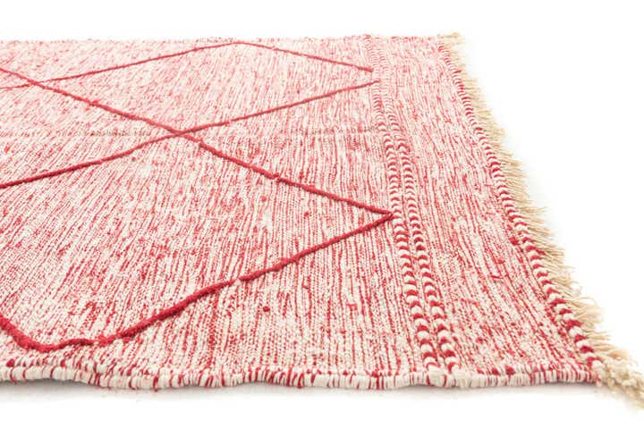 5' x 8' 6 Hand Knotted Moroccan Wool Rug