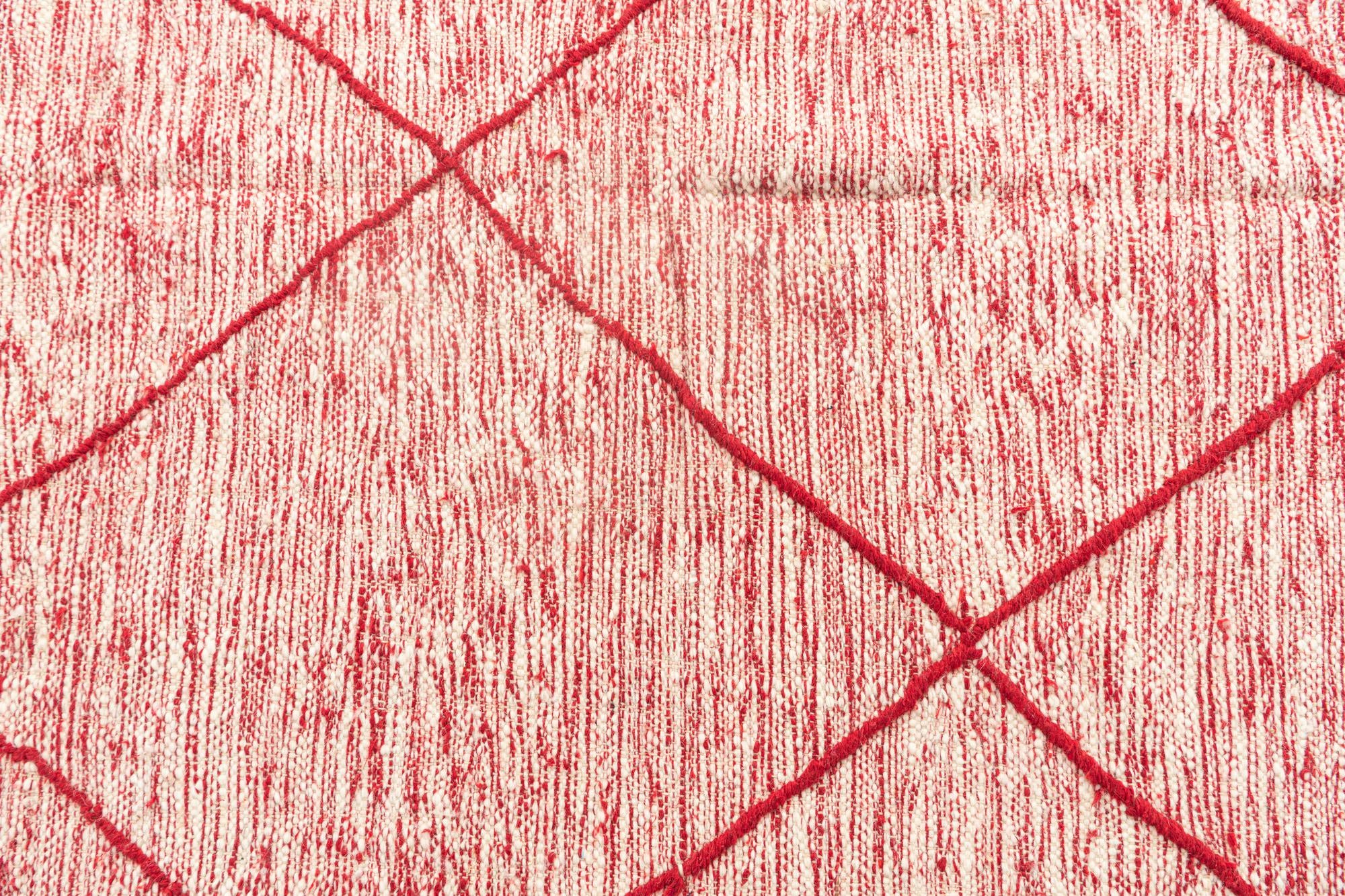 5' x 8' 6 Hand Knotted Moroccan Wool Rug