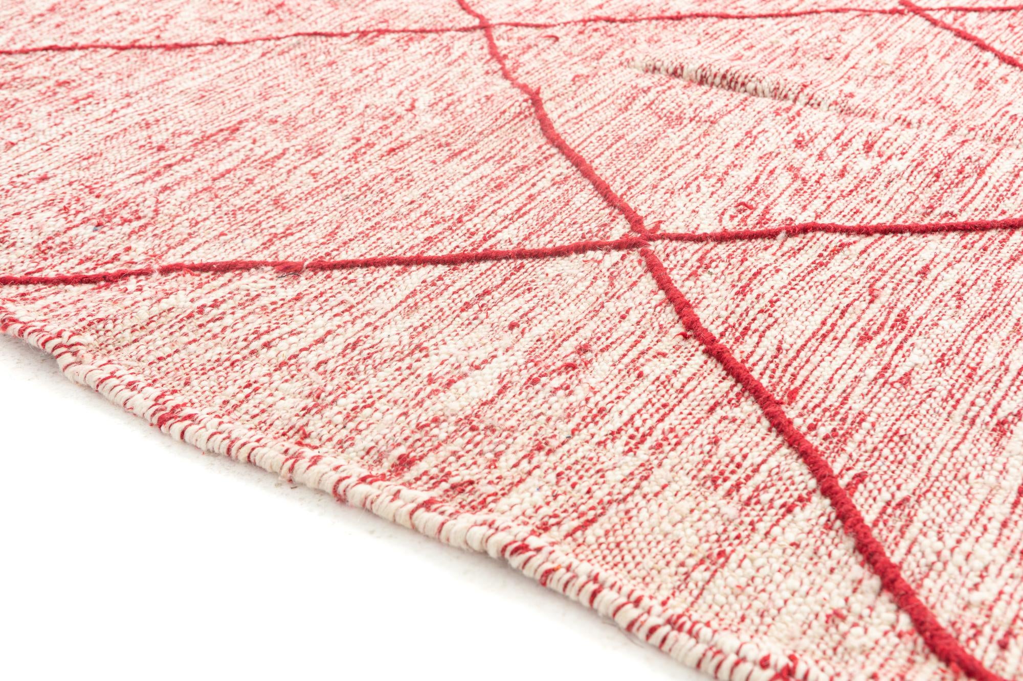 5' x 8' 6 Hand Knotted Moroccan Wool Rug