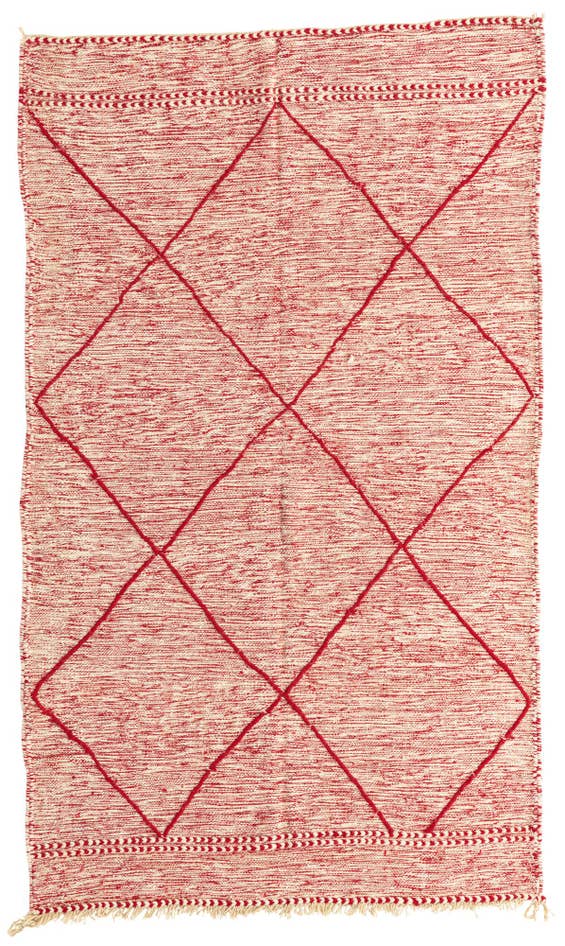 Detail image of 5' x 8' 6 Hand Knotted Moroccan Wool Rug