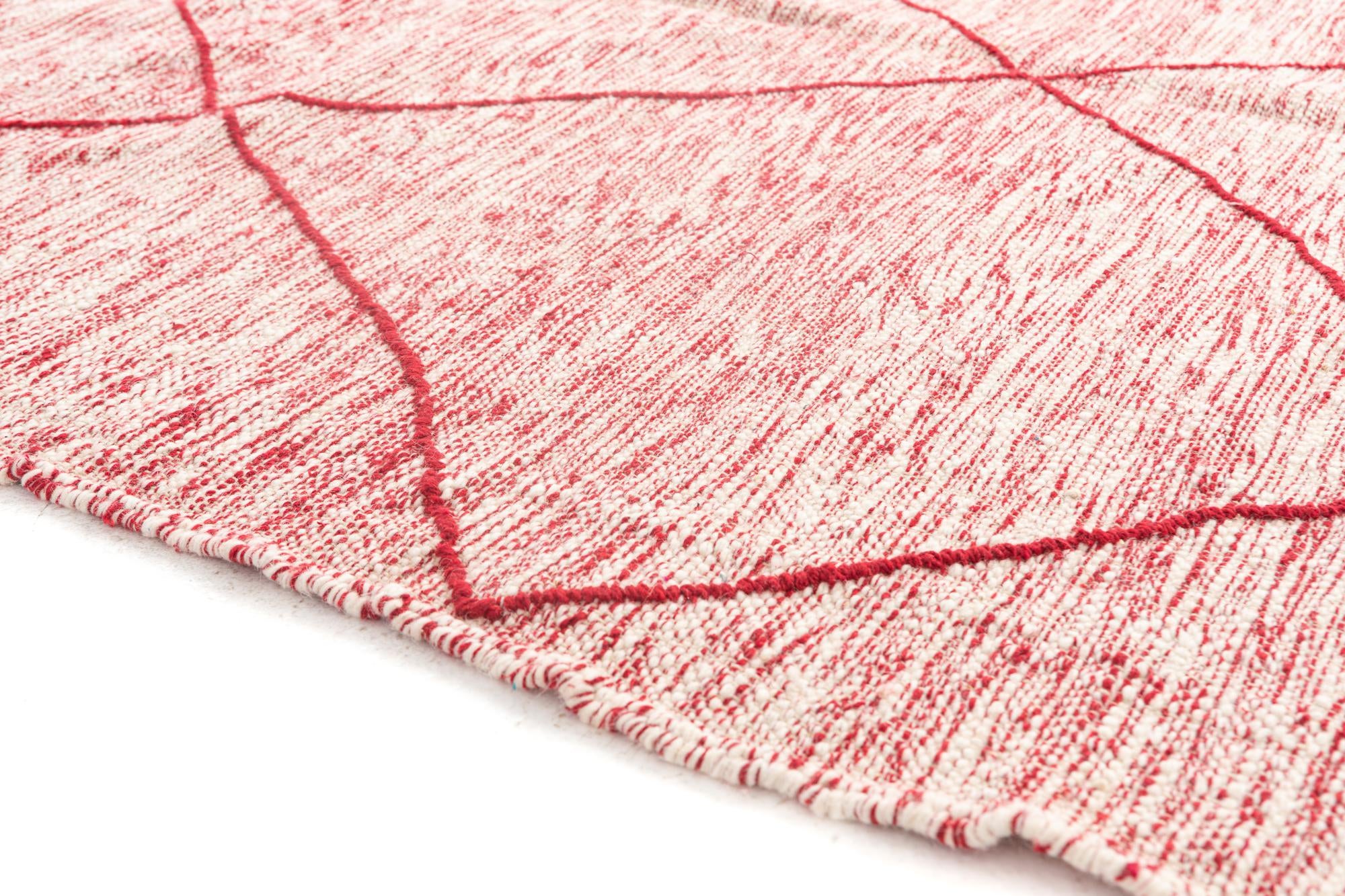 5' 5 x 8' 3 Hand Knotted Moroccan Wool Rug