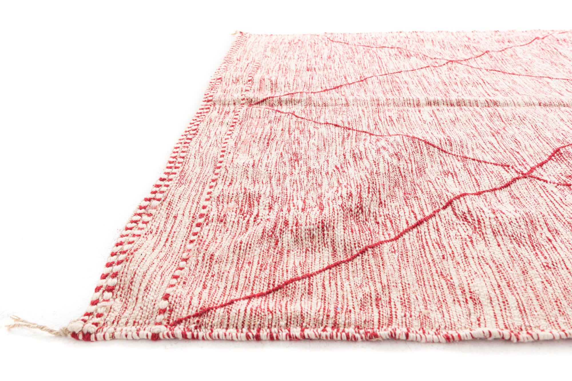 6' 9 x 9' 8 Hand Knotted Moroccan Wool Rug