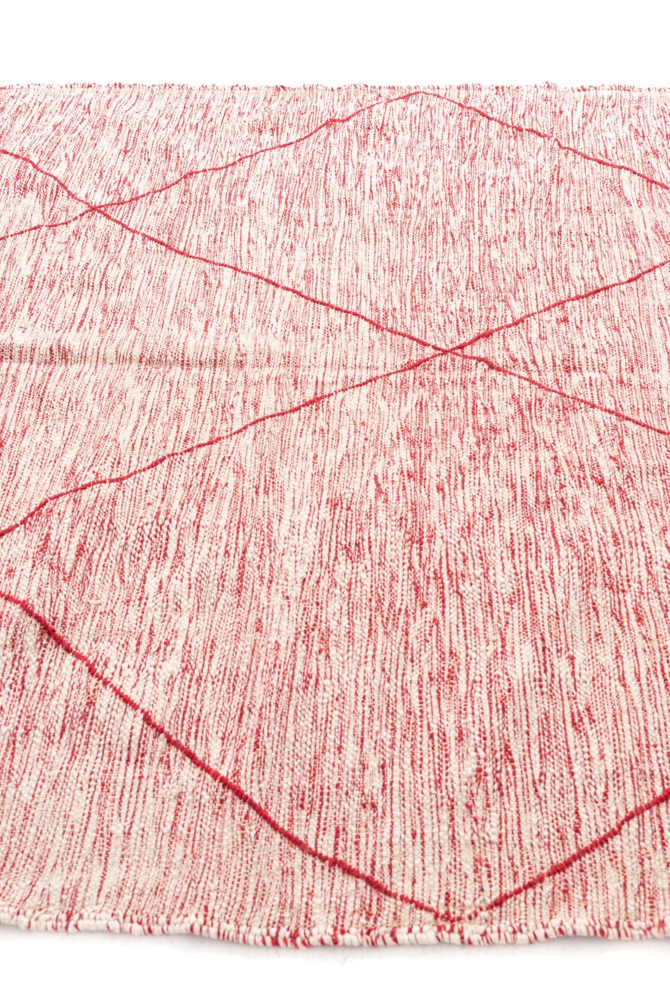 6' 9 x 9' 8 Hand Knotted Moroccan Wool Rug