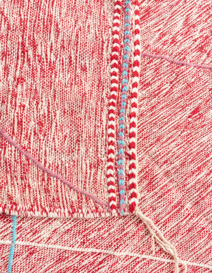 Detail image of 5' 5 x 8' 7  Hand Knotted Moroccan Wool Rug