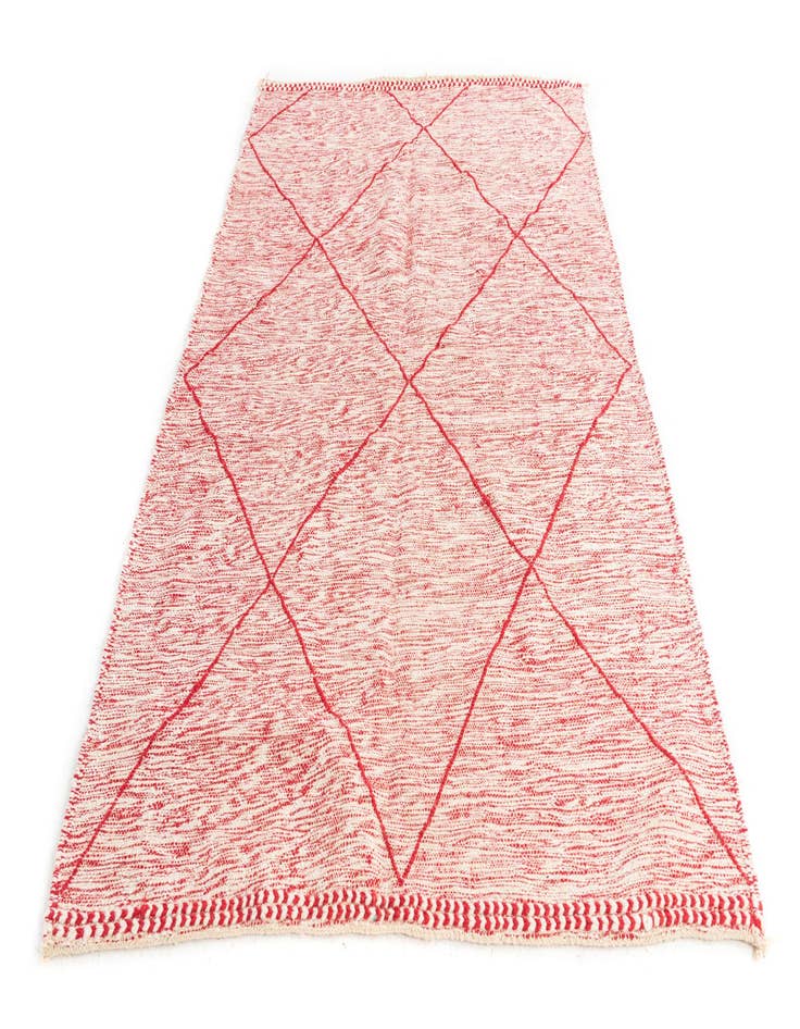 Detail image of 5' 5 x 8' 2  Hand Knotted Moroccan Wool Rug