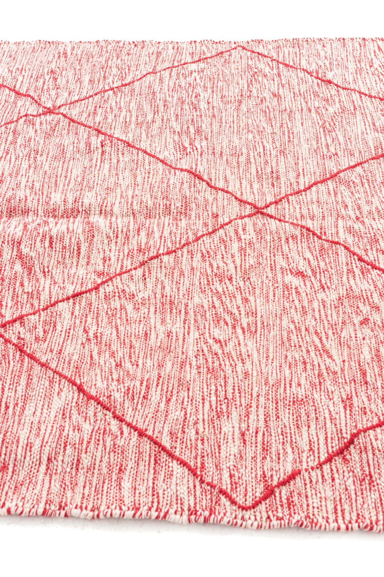 5' 5 x 8' 2 Hand Knotted Moroccan Wool Rug