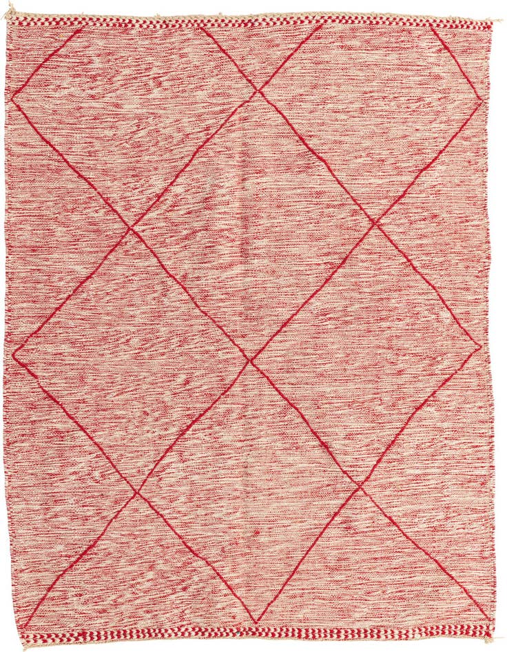 Detail image of 5' 5 x 8' 2 Hand Knotted Moroccan Wool Rug