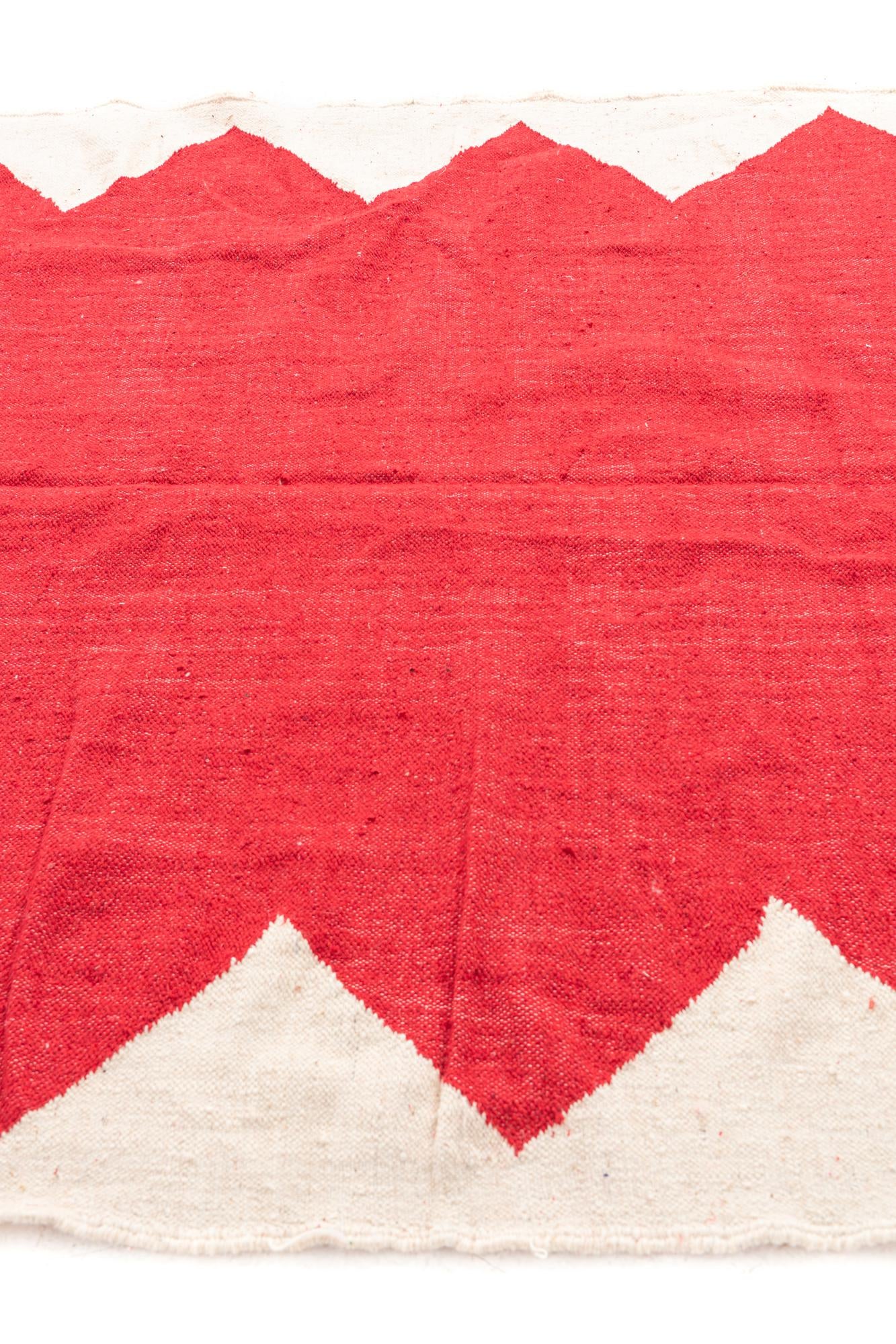 6' 6 x 10' Hand Knotted Moroccan Wool Rug
