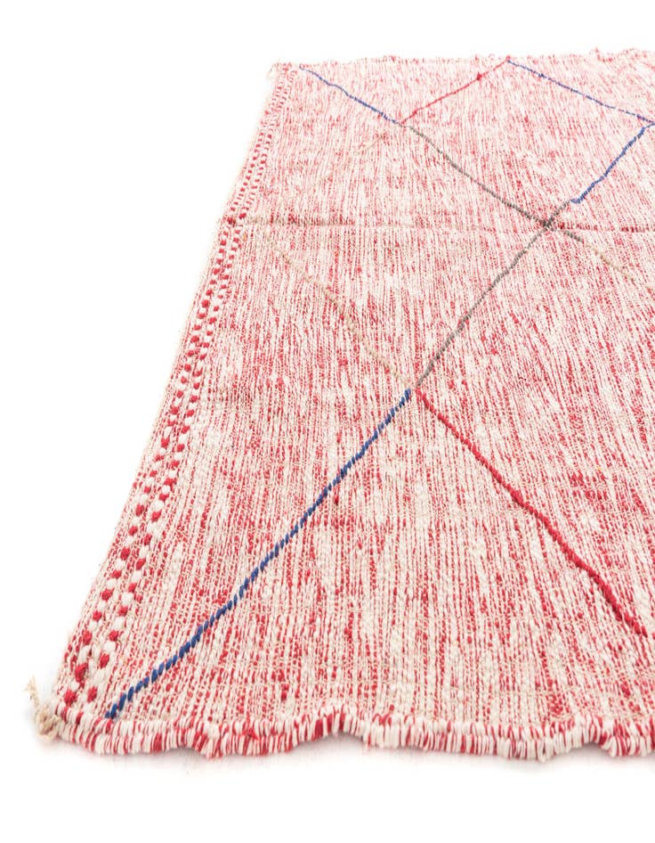 Detail image of 6' 6 x 9' 9  Hand Knotted Moroccan Wool Rug