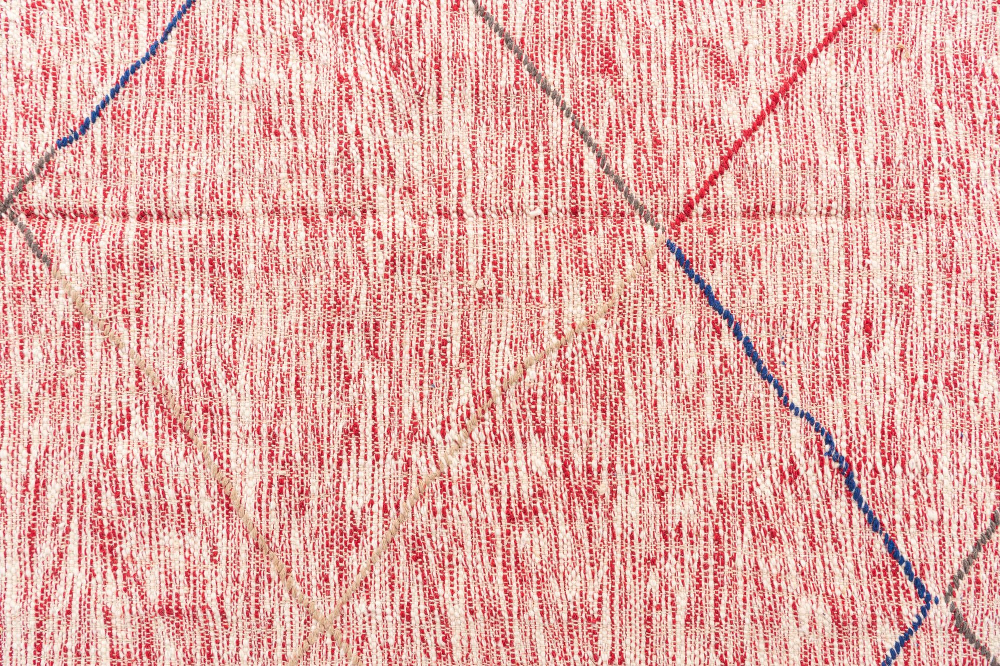 6' 6 x 9' 9 Hand Knotted Moroccan Wool Rug