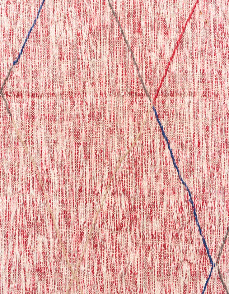 Detail image of 6' 6 x 9' 9  Hand Knotted Moroccan Wool Rug