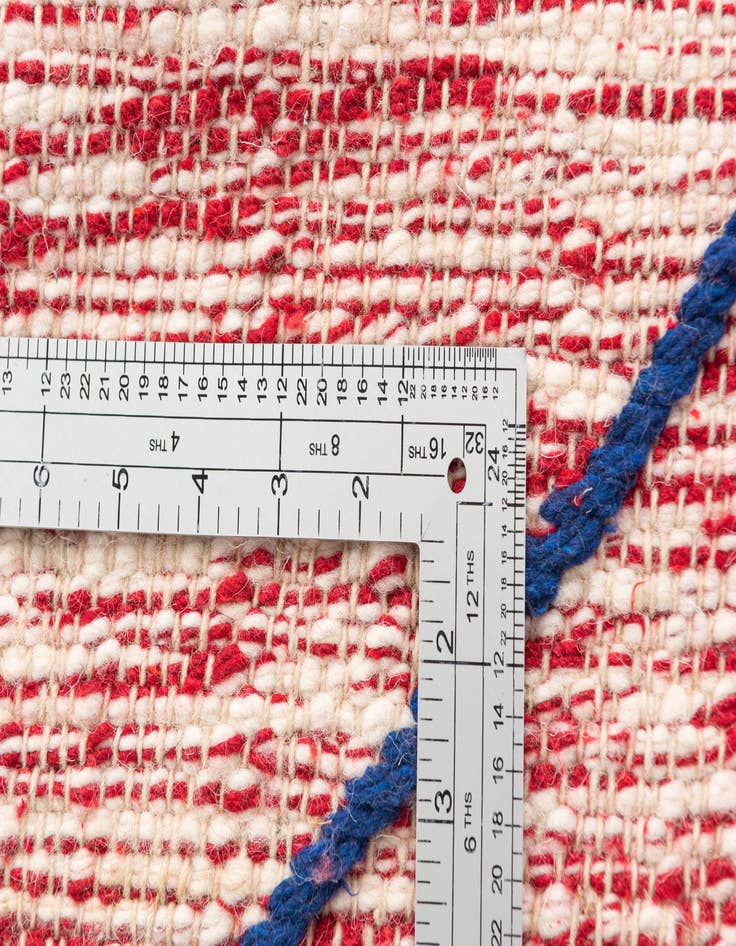 Detail image of 6' 6 x 9' 9  Hand Knotted Moroccan Wool Rug